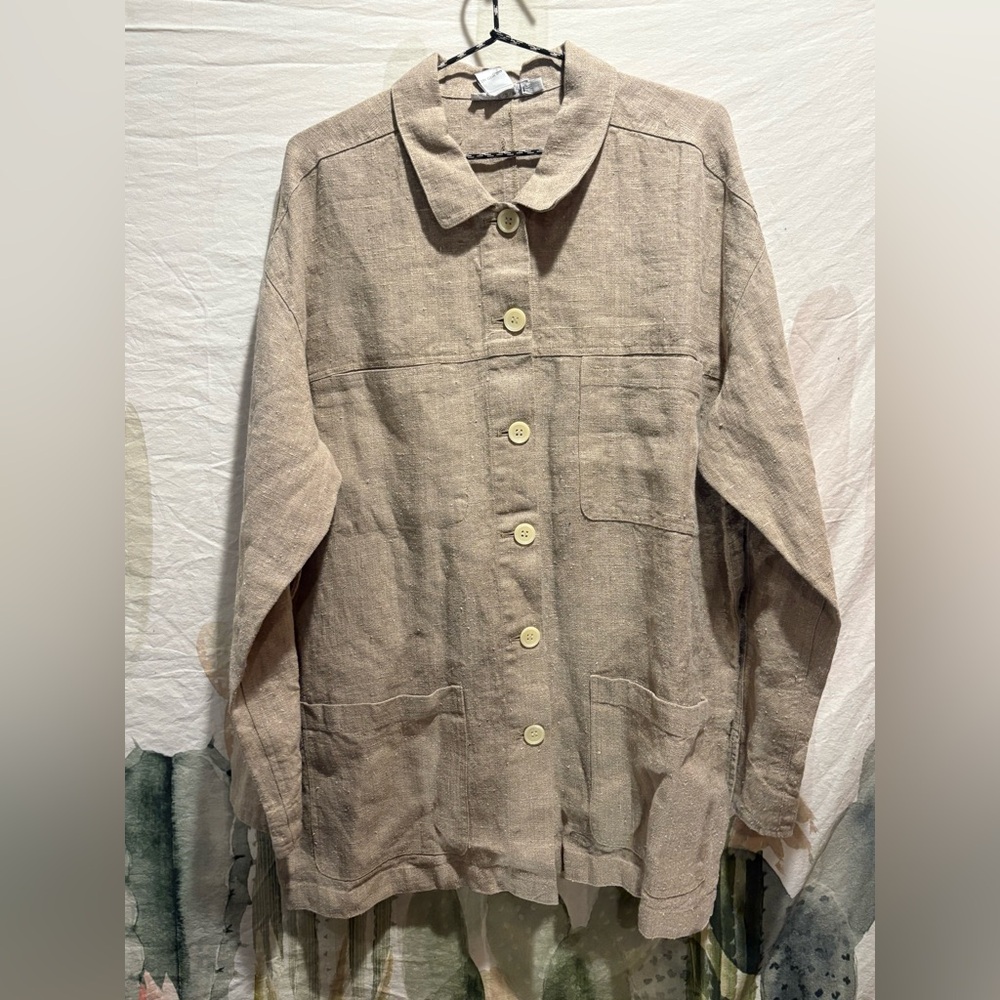 Tweeds Linen Jacket 🌵XL